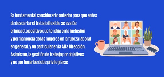 Banner con ilustración de laptop mostrando videollamada con cinco personas, íconos de diversas ocupaciones y planta al lado derecho