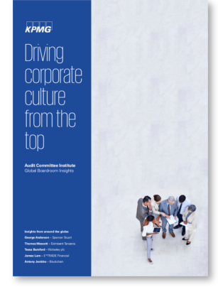 driving corporate culture from the top audit committee institute